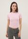 Slim fit pink stretch cotton T-shirt_2