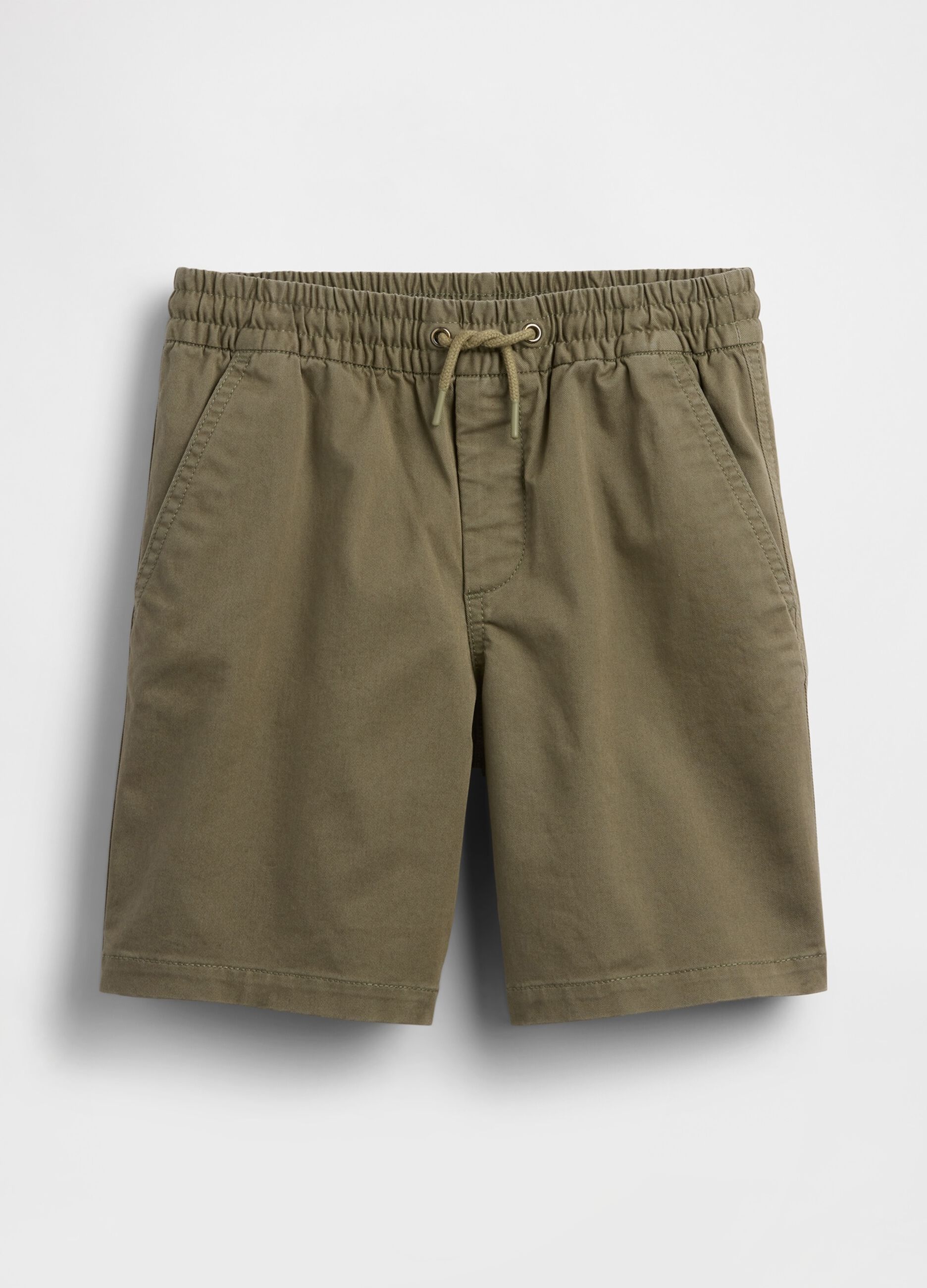 Stretch cotton shorts