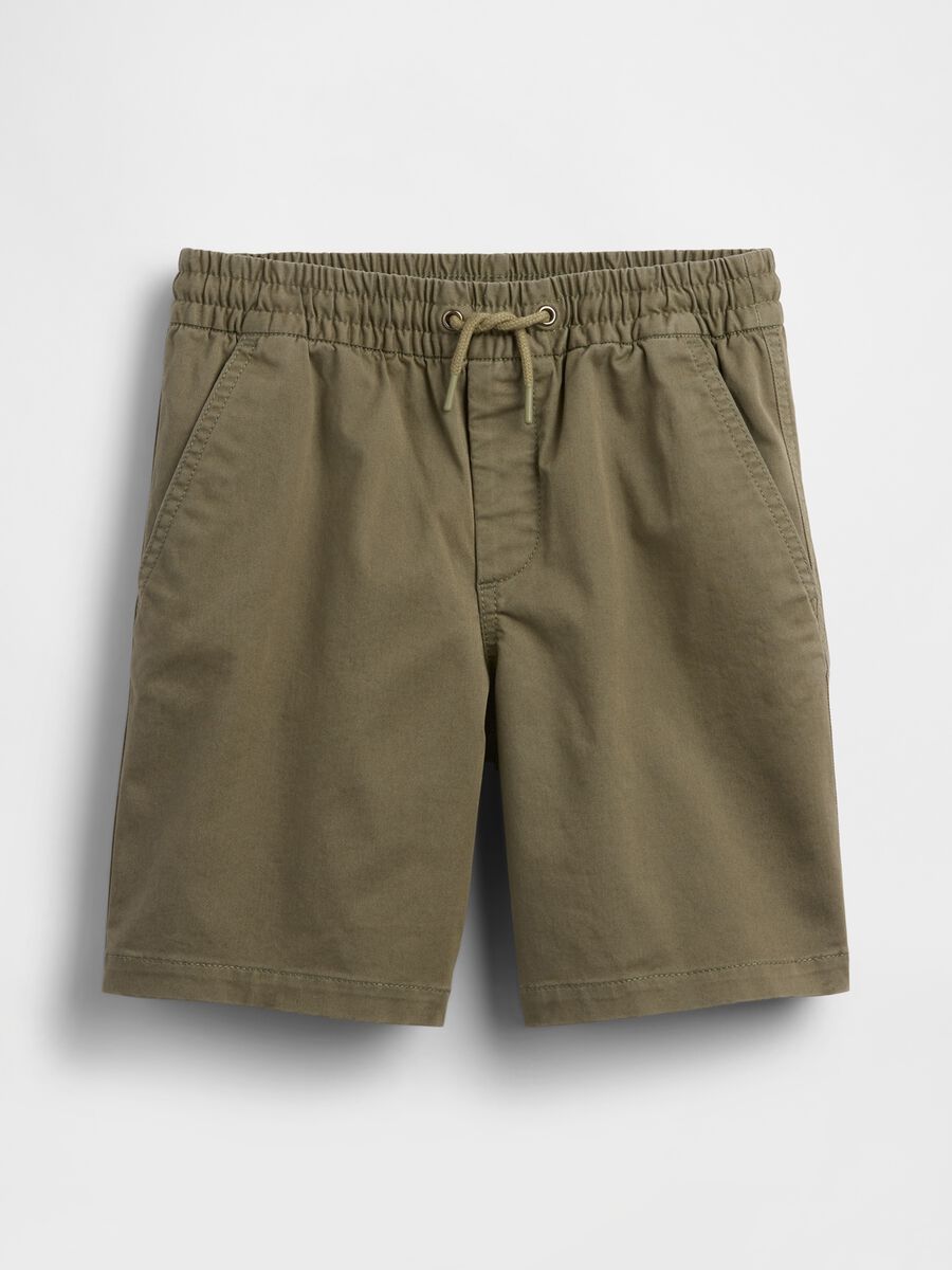 Stretch cotton shorts_3