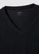 Black V-neck regular fit jumper_1