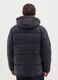 Black Iconic Puffer with Adjustable Hood_2