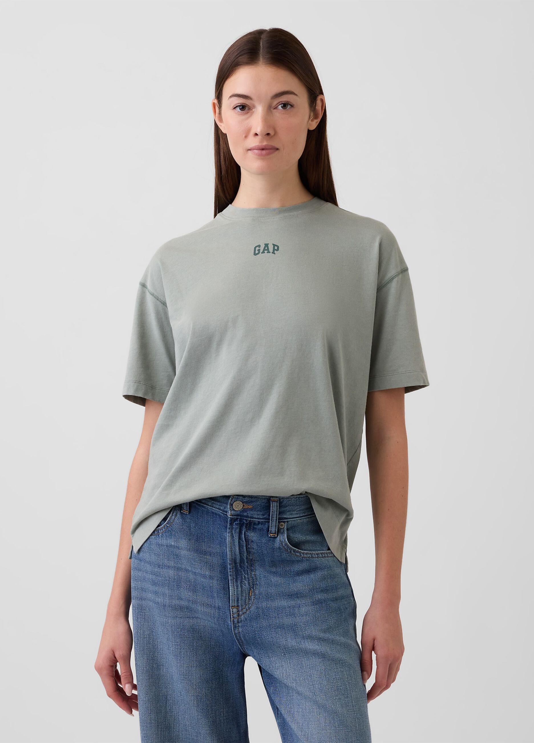 Pure cotton short-sleeve T-shirt