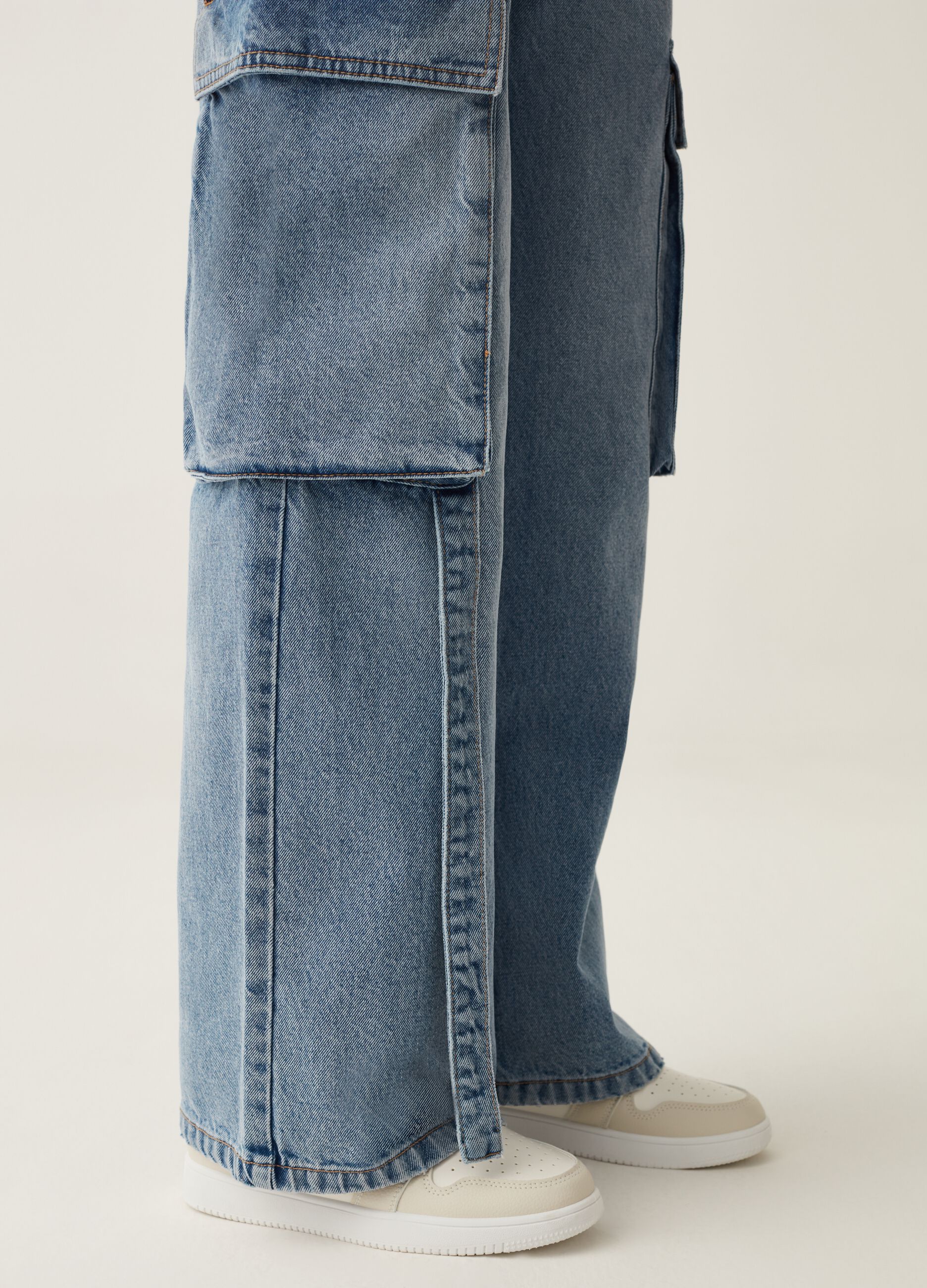 Jeans cargo wide leg_3