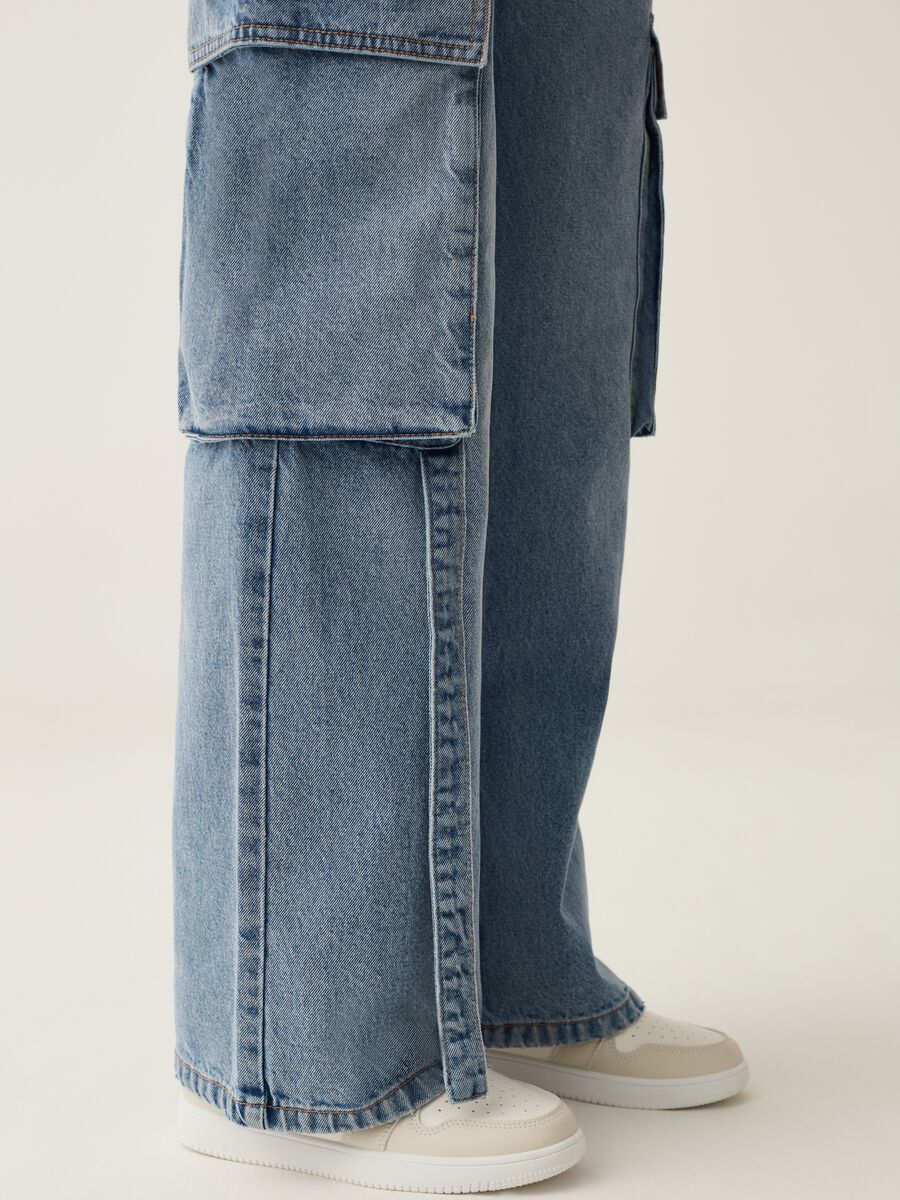 Jeans cargo wide leg_3