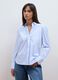 Light blue striped stretch cotton shirt, regular fit_2