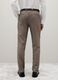 Brown slim trousers in stretch fabric_3