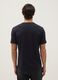 Slim fit blue stretch cotton T-shirt_2