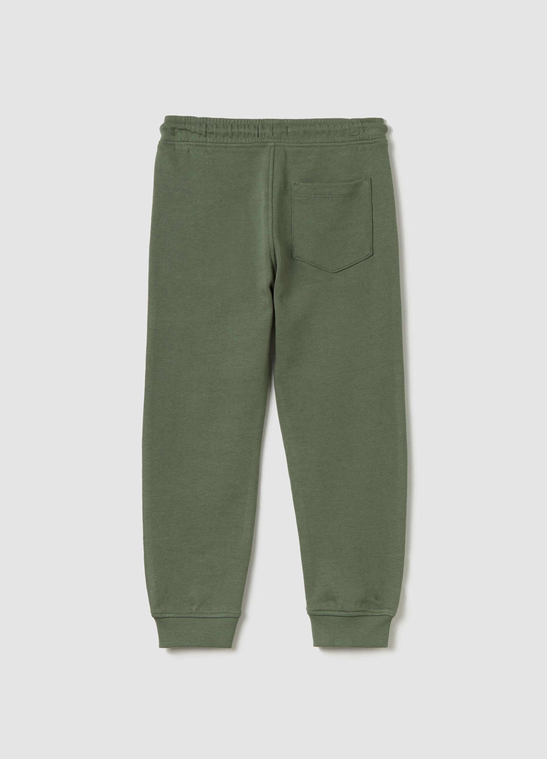 Cotton joggers with drawstring