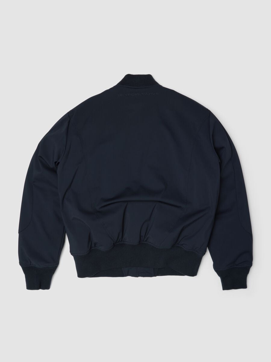Nylon Bomber Jacket Black_5