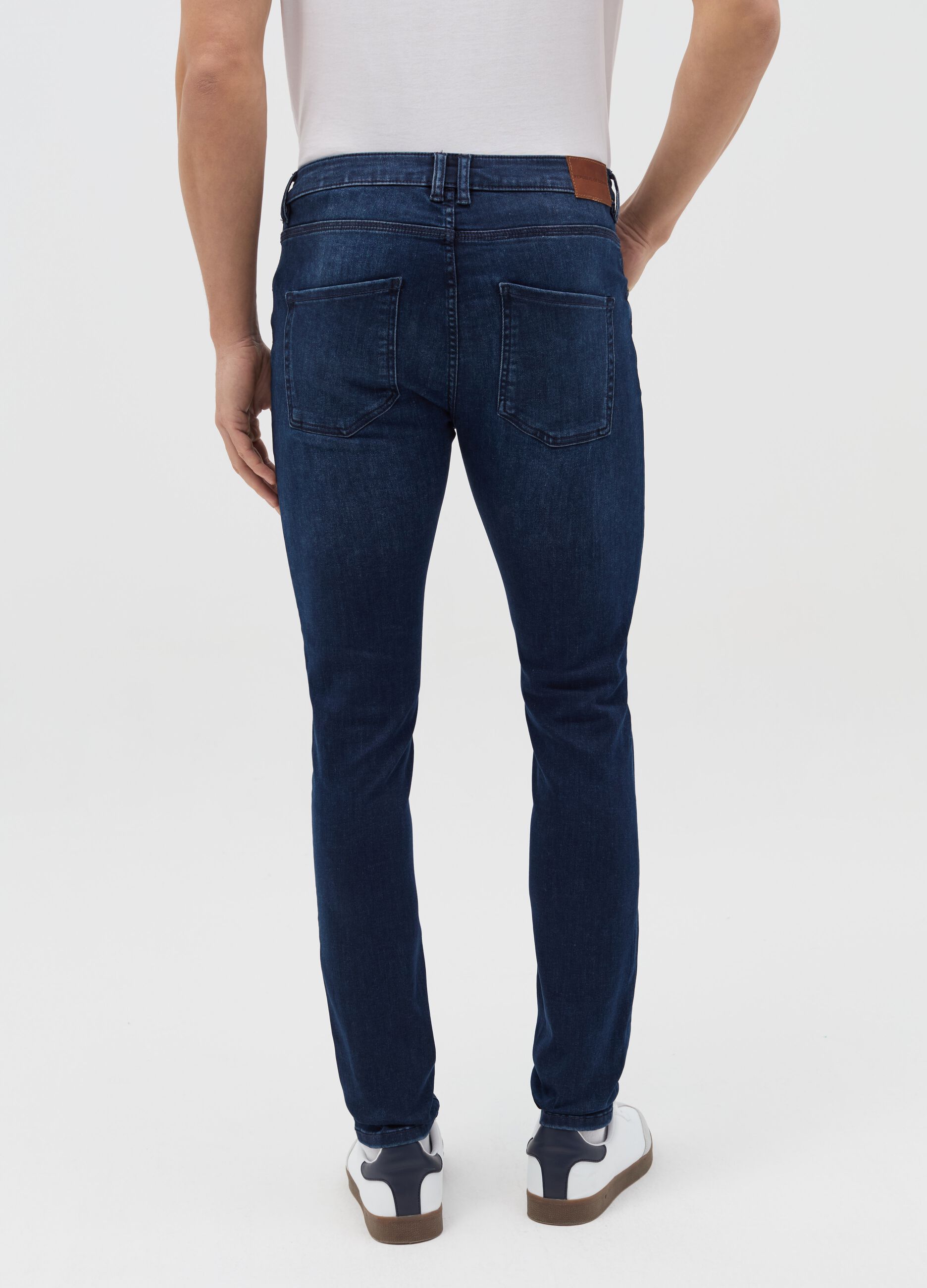 Super-skinny-fit jeans with fading