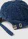 Cappello baseball denim in puro cotone a coste_2