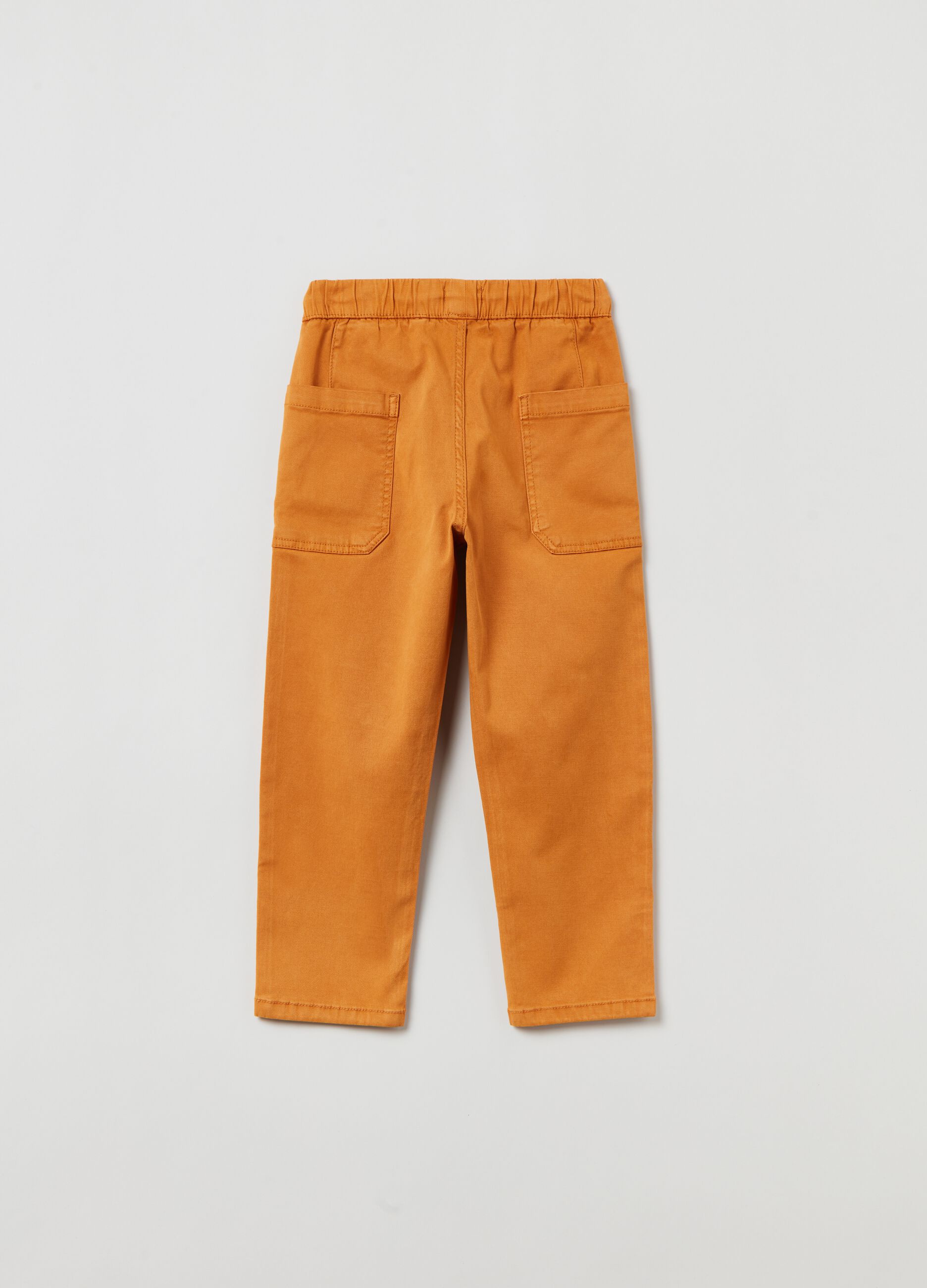 Pantaloni jogger in Lyocell e cotone_1