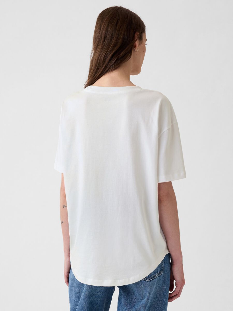 White Short Sleeve Cotton T-Shirt_1