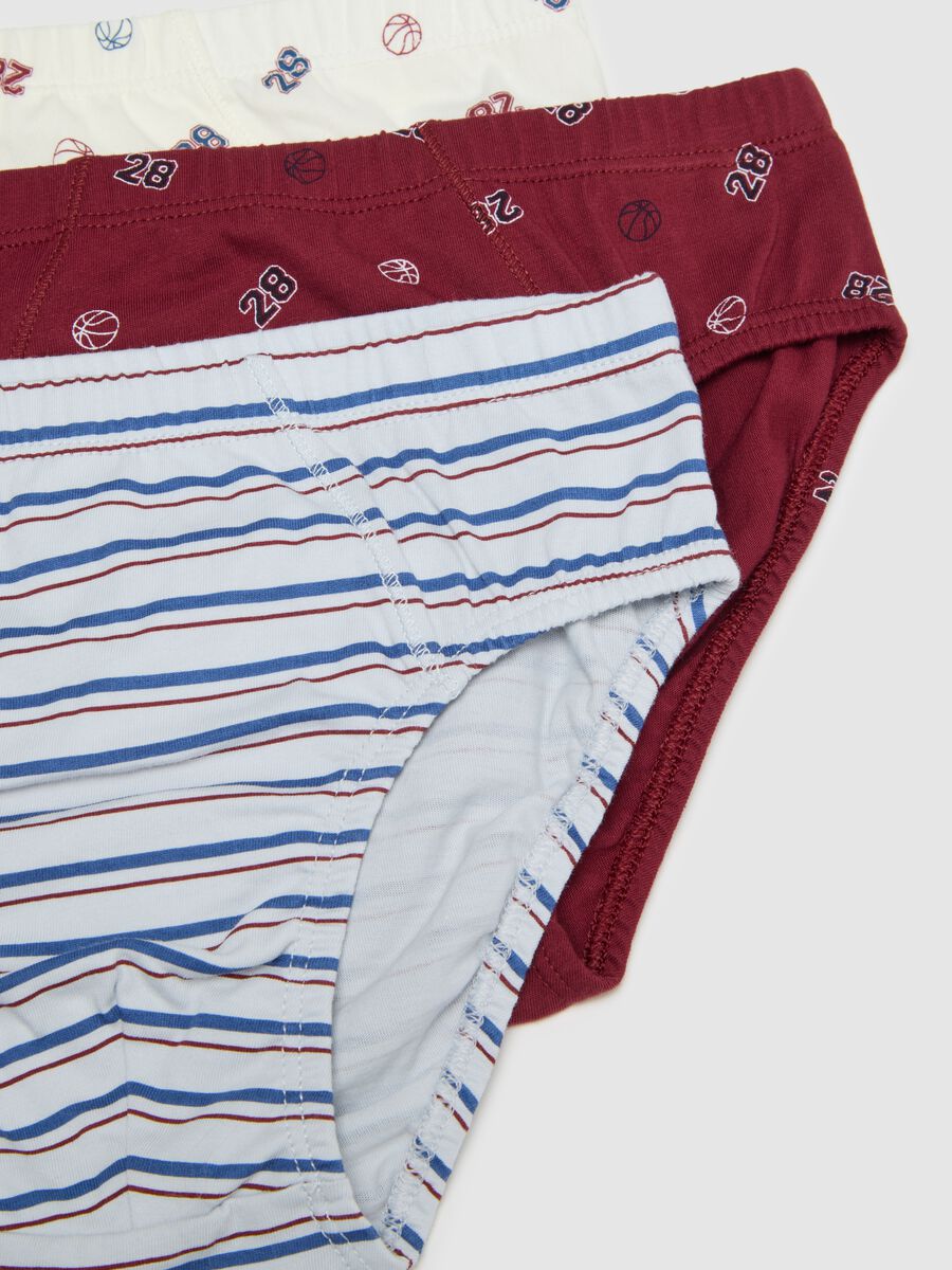 Multipack of Boys' Grey Cotton Briefs - Regular Fit_2