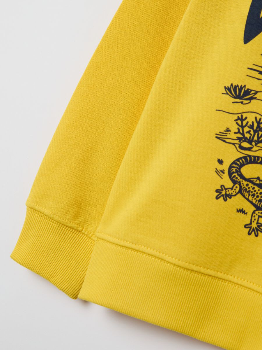 French terry sweatshirt with print_3