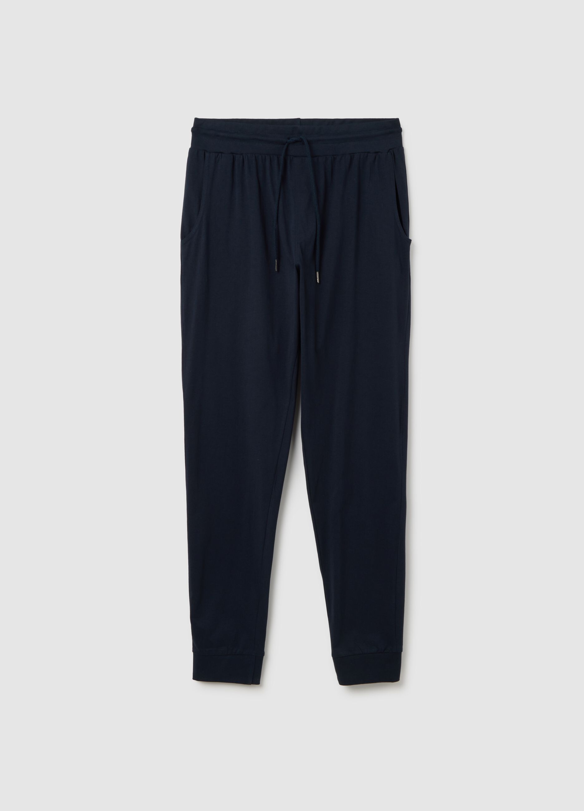 Cotton Blue Pyjama Trousers
