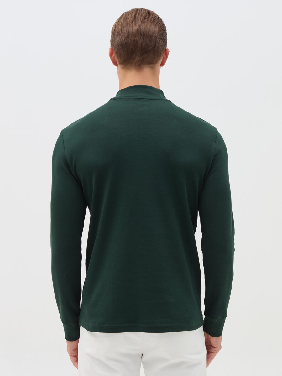 T-shirt a maniche lunghe in cotone interlock_2