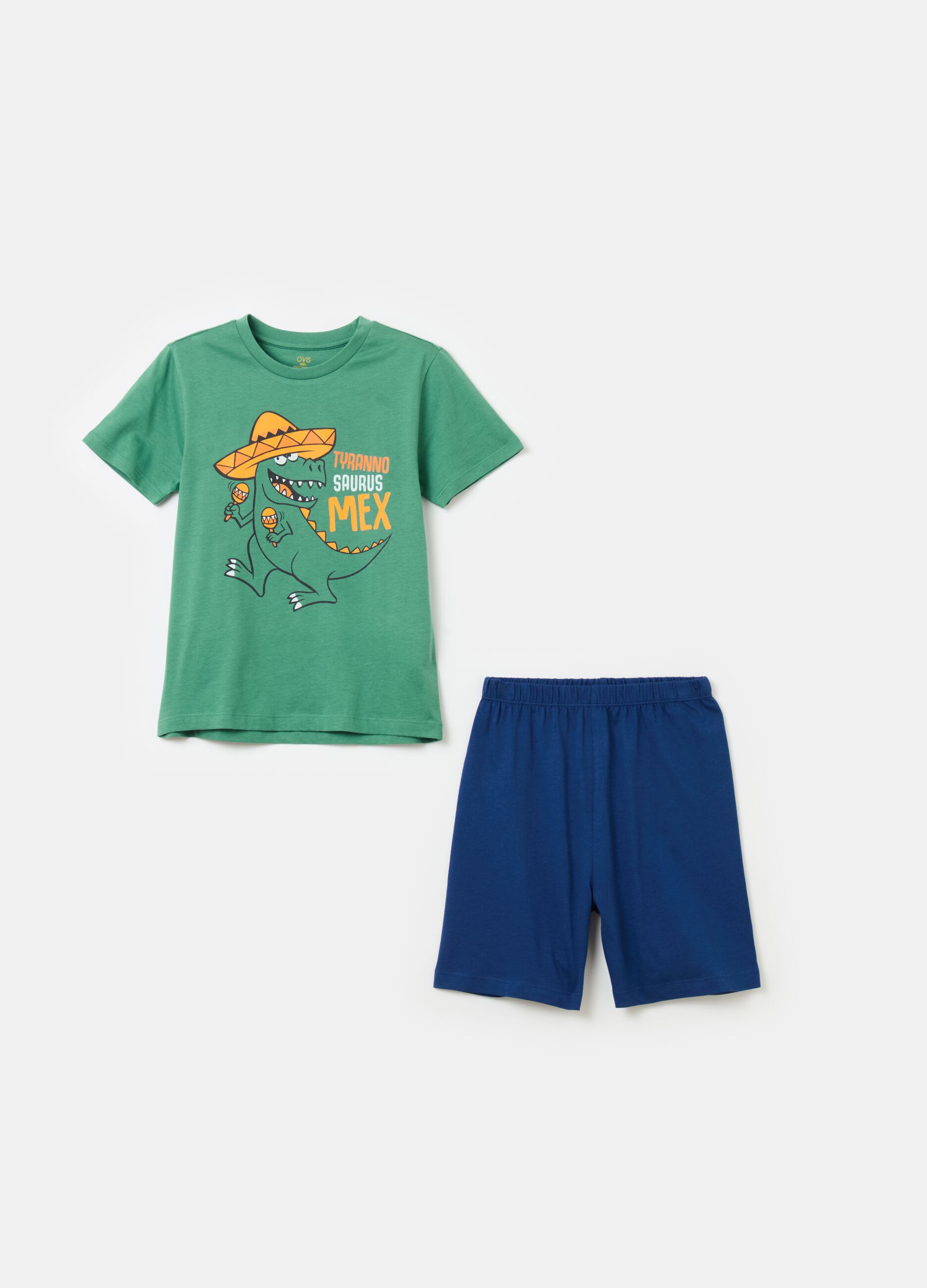 Organic cotton pyjamas with print