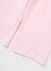 Girls' pink wide leg jogger trousers in pure cotton_2