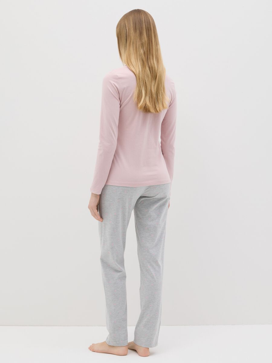 Cotton pyjamas with granddad neckline_2
