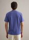 T-shirt in puro cotone blu relaxed fit_3