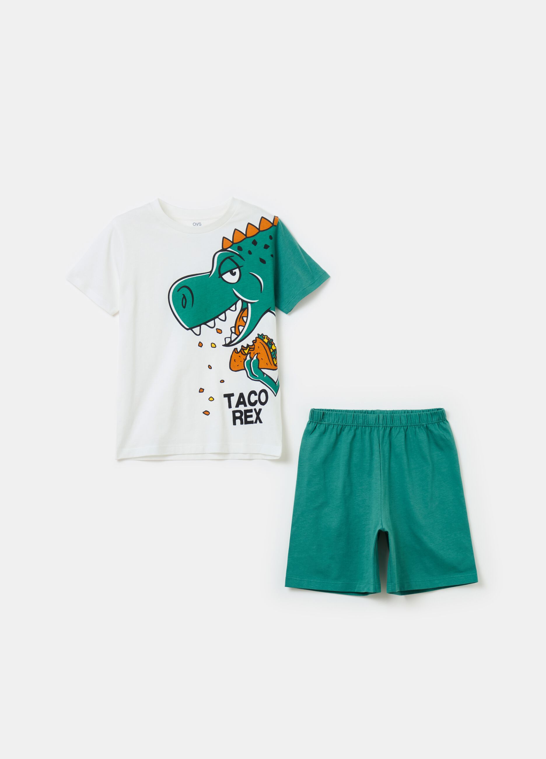 Organic cotton pyjamas with print