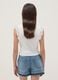 White stretch-cotton T-shirt with ruffle sleeves_1