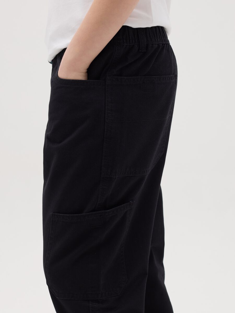 Cotton cargo trousers_2