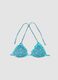 Light blue triangle bikini top in stretch fabric_4