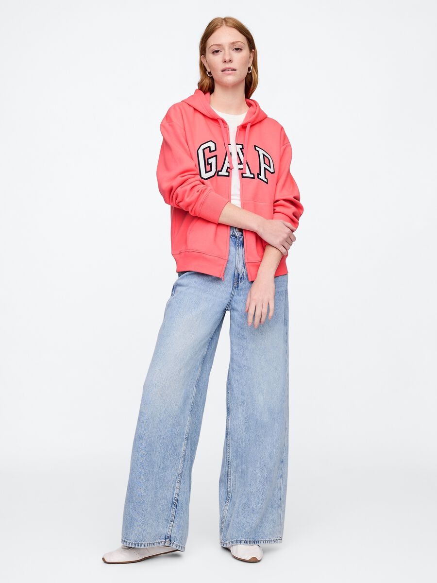 Felpa con cappuccio e full-zip_3