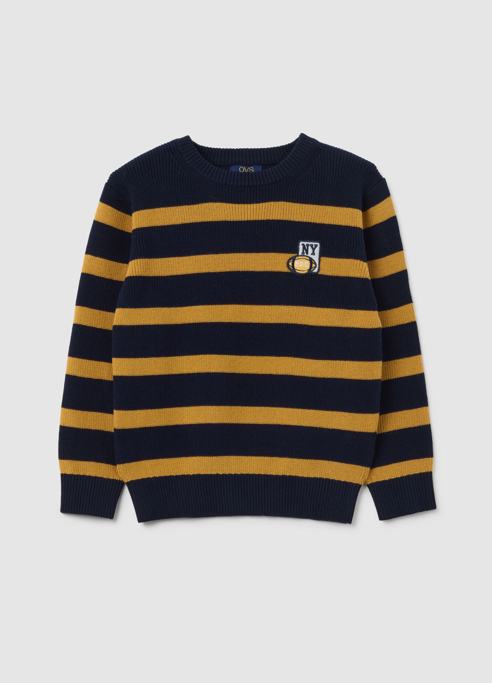 Children's sweater in pure cotton multicolour regular fit