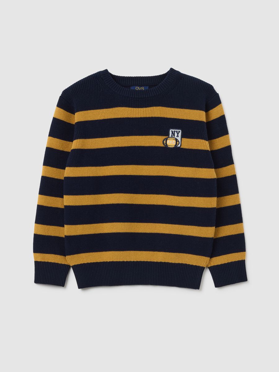 Children's sweater in pure cotton multicolour regular fit_0