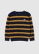 Children's sweater in pure cotton multicolour regular fit_0