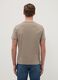 Beige T-shirt in pure cotton regular fit_2