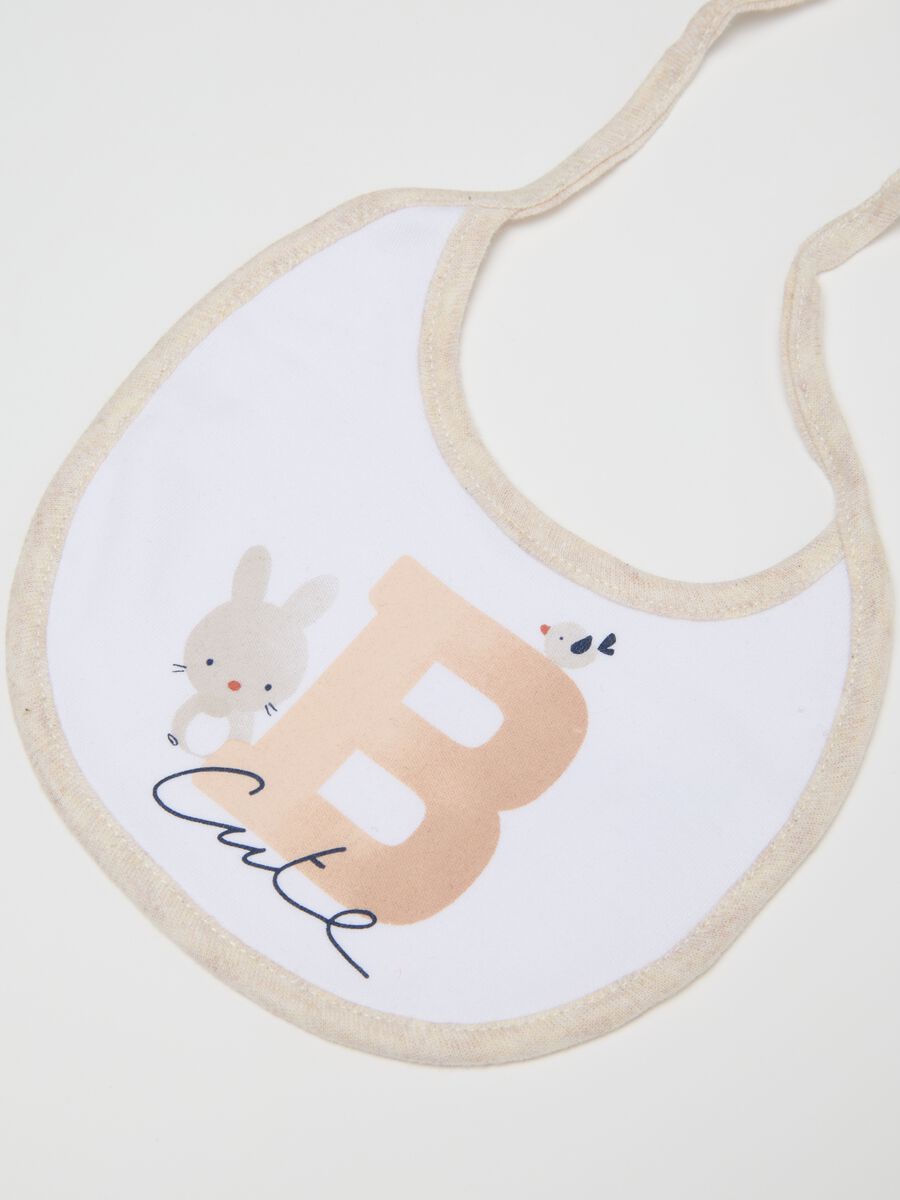 Pack of multicolour pure cotton baby bibs_1