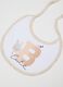 Pack of multicolour pure cotton baby bibs_1