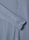 Blue Slim Fit Shirt with Buttons and Traditional Collar_1