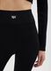 Leggings in tessuto elasticizzato neri regular fit_3