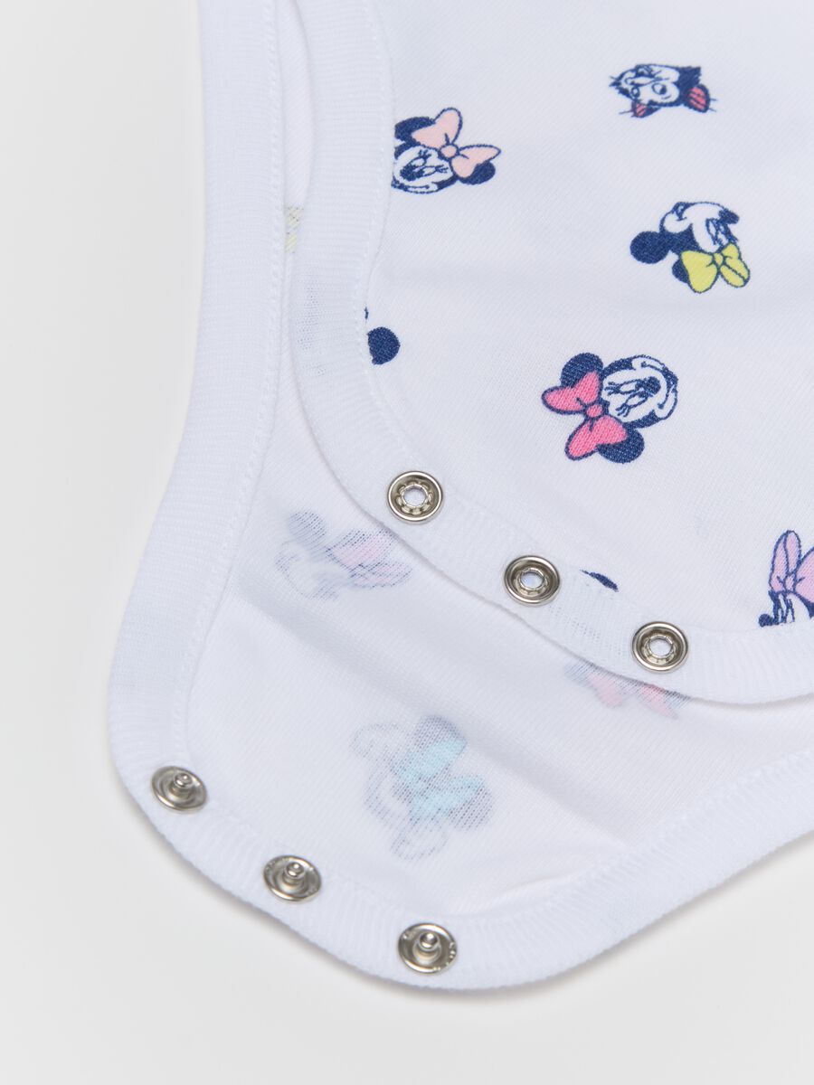 Two-pack cotton bodysuits with Mickey Mouse and Figaro print_3