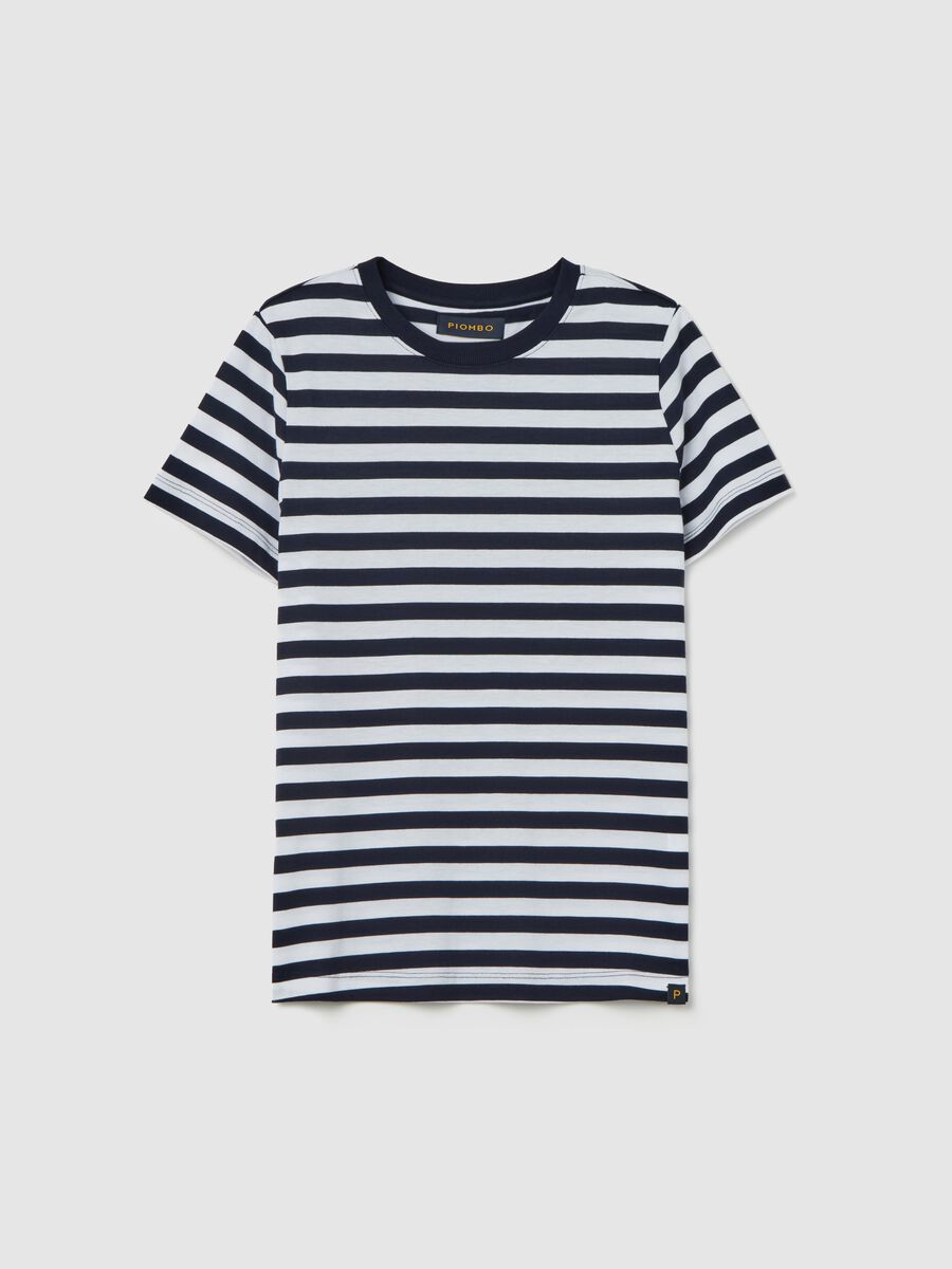 T-shirt in cotone Supima a righe_4