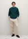 Green Pure Wool Regular Fit Jumper_0