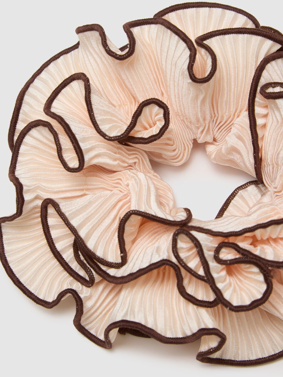 Fermaglio per capelli multicolor con design arricciato_2