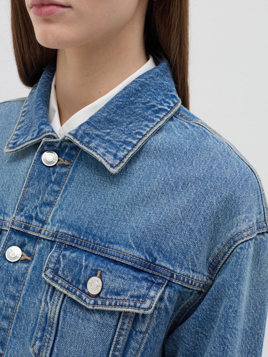 Short denim jacket_3