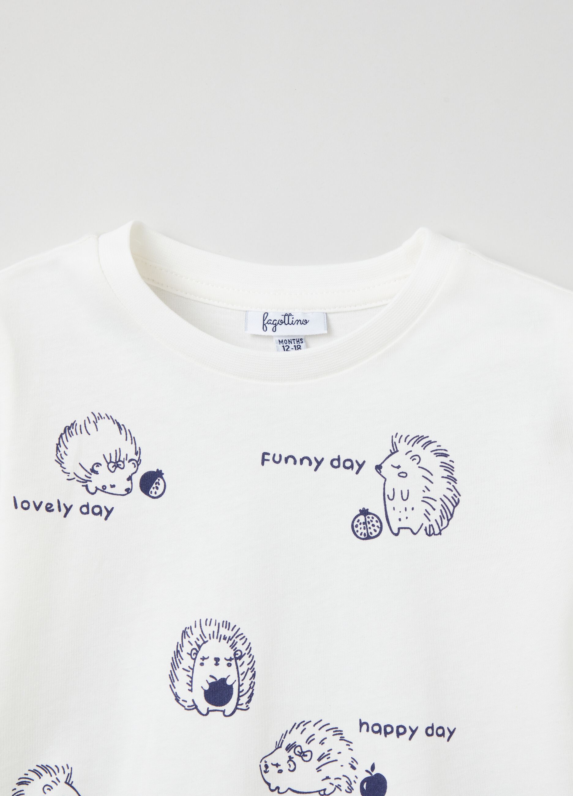 T-shirt a maniche lunghe con stampa_2