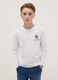 Boys' regular fit pure cotton white T-shirt with print_0
