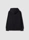 Black cotton-blend hoodie with graffiti print_1