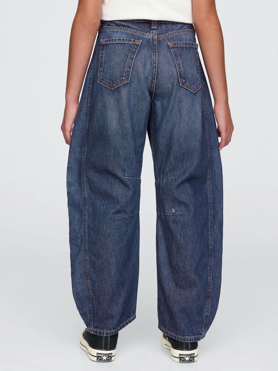 Balloon-fit jeans in denim with five pockets_2