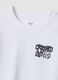 White organic cotton relaxed-fit T-shirt with print_1