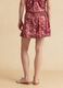 Pink patterned shorts with elasticated waist_2