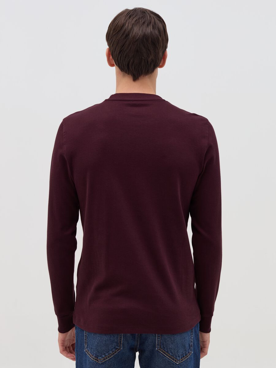 Long-sleeved T-shirt in interlock cotton_3